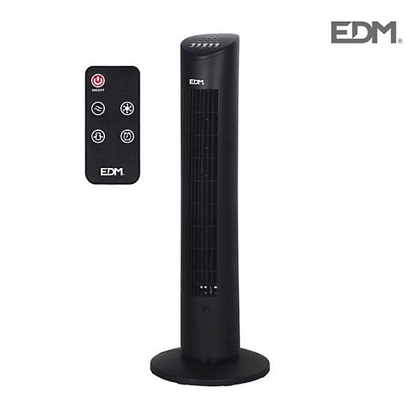 EDM 33504 Ventilador de Columna 60W, 3 Velocidades, Control Remoto