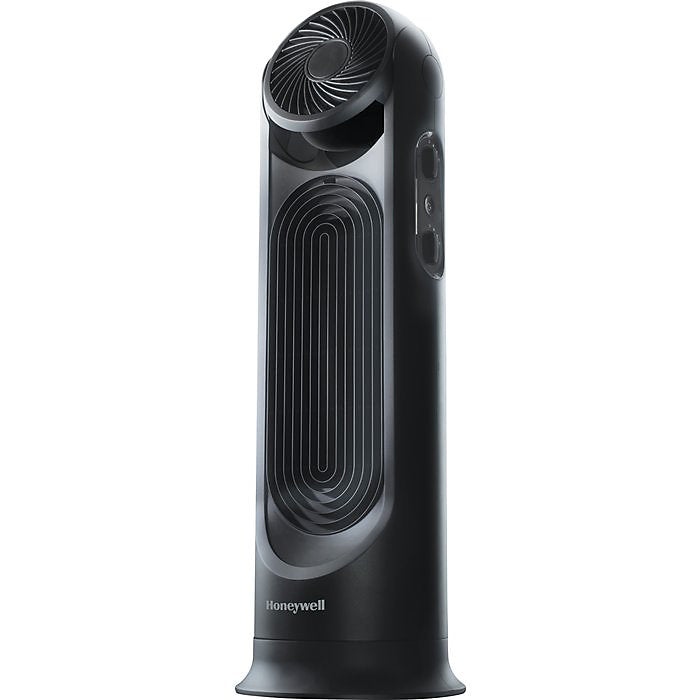 Honeywell Kaz Turbo Ventilador Torre Negro 2 Controles 3 Velocidades