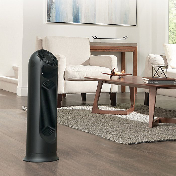Honeywell Kaz Turbo Ventilador Torre Negro 2 Controles 3 Velocidades