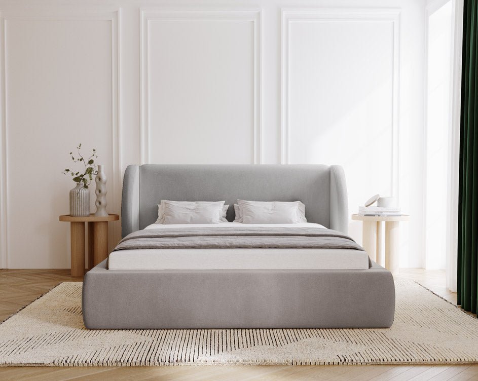 Luxusbetten24 Monaco Designer Polsterbett Samt mit Großem Stauraum