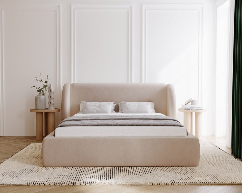 Luxusbetten24 Monaco Designer Polsterbett Samt mit Großem Stauraum