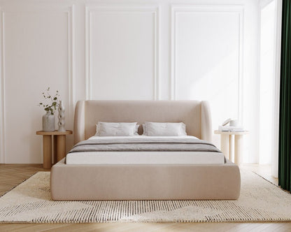 Luxusbetten24 Monaco Designer Polsterbett Samt mit Großem Stauraum