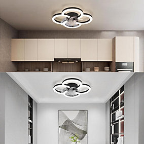 ZMH Ventiladorde Techo con Luz Silencioso 36W 6 Velocidades