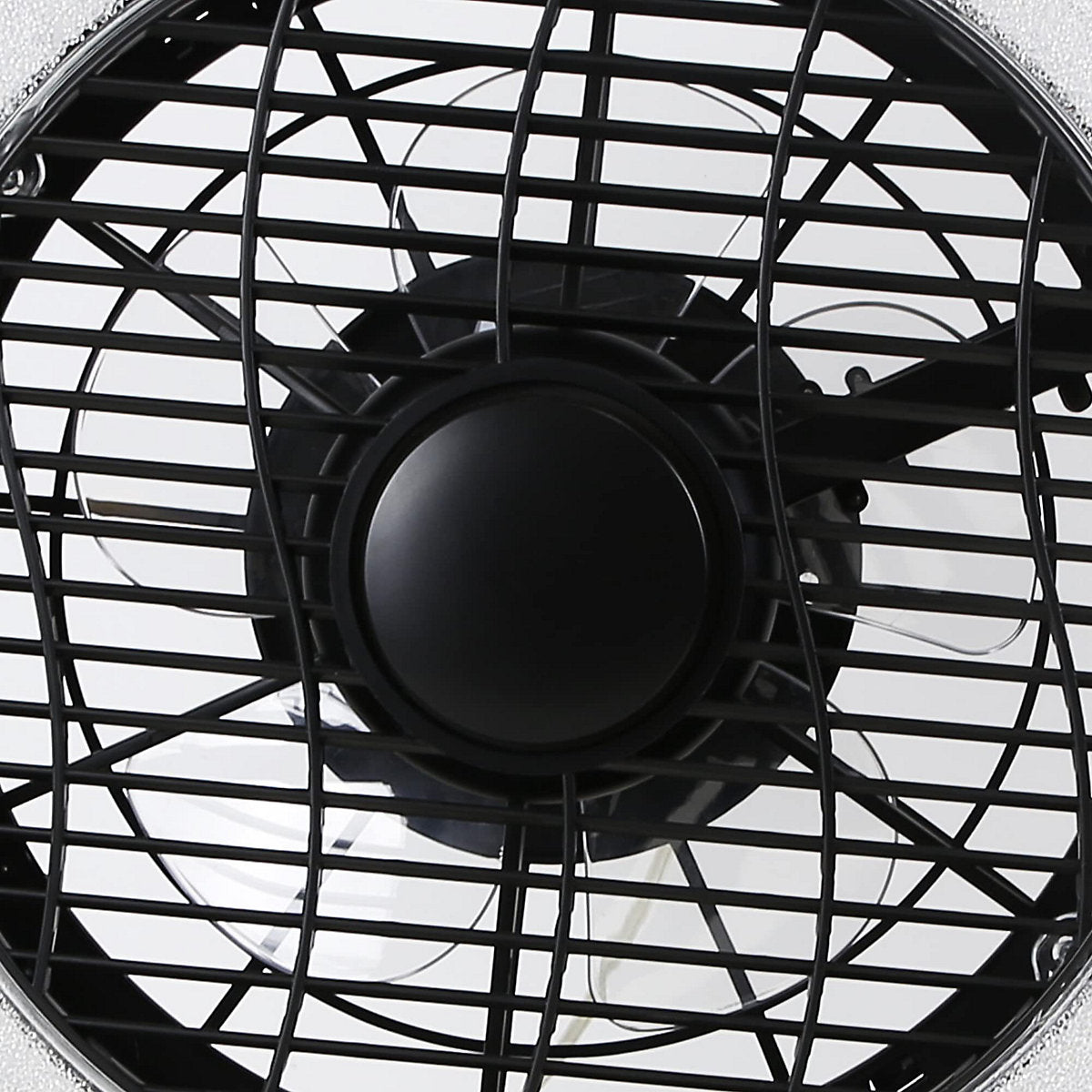 ZMH Ventilador De Techo Negro Silencioso Luz y Control Remoto