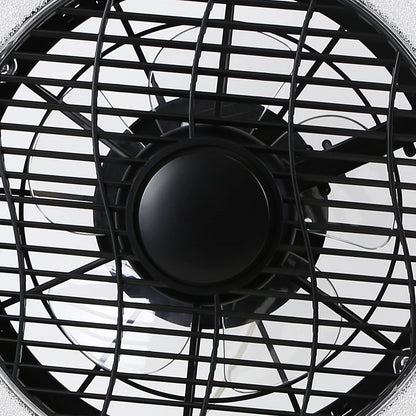 ZMH Ventilador De Techo Negro Silencioso Luz y Control Remoto